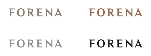 'FORENA' 브랜드 마크의 다른 사용법